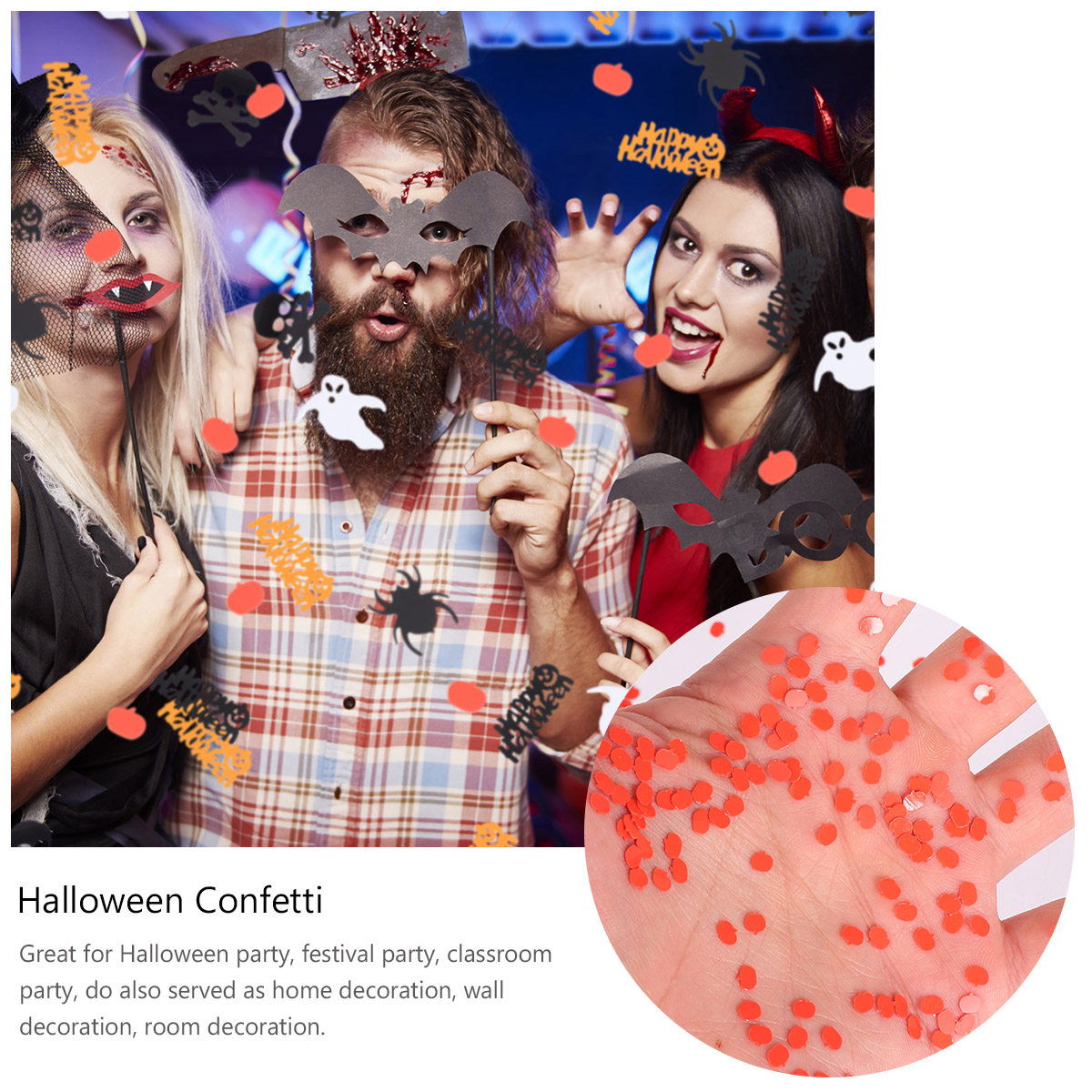 Papercraft Supply Confetti - 78 г смешанного бумажного конфетти для