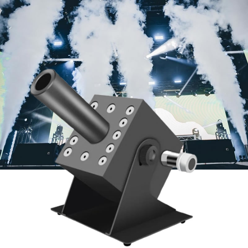 Confetti Cannon Tube - Цветная RGB 3-в-1 LED CO2-машина для