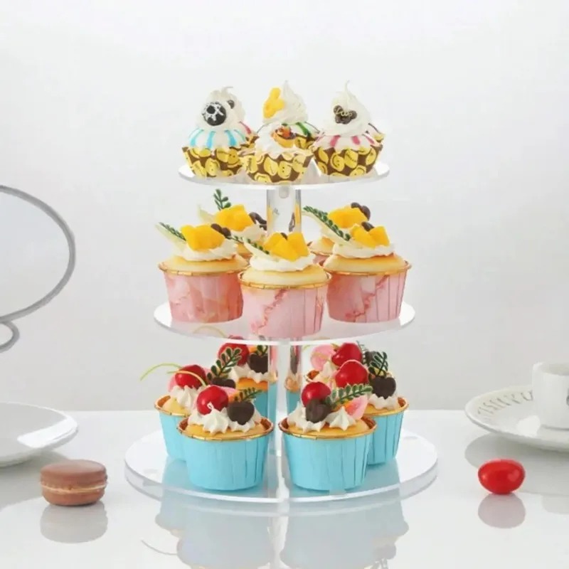 Прозрачный акриловый 3-5-уровн – обзор и цена Cupcake Stand Tier