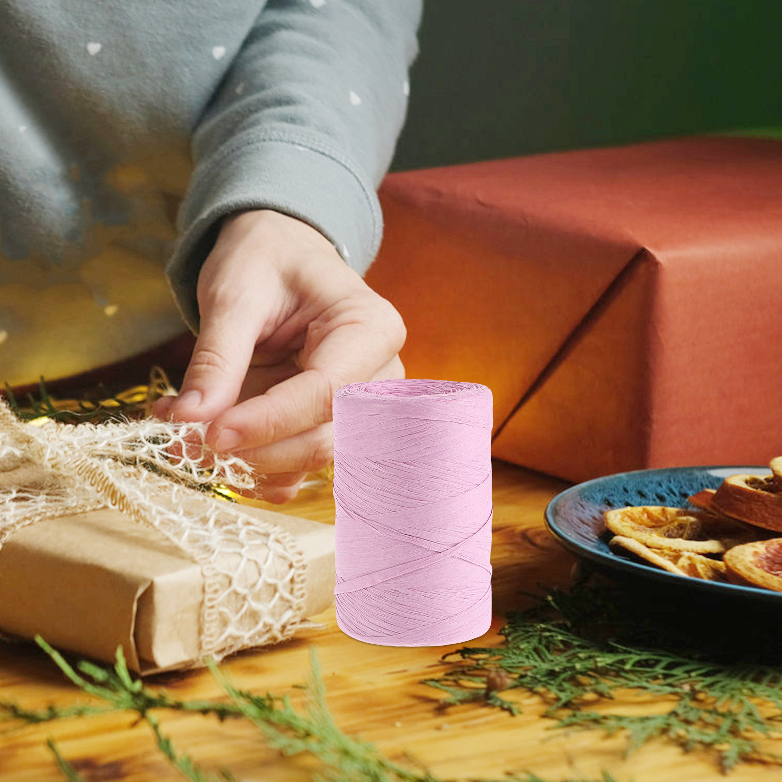Цветная бумажная лента-рафия д – обзор и цена Papercraft Supply Ribbon