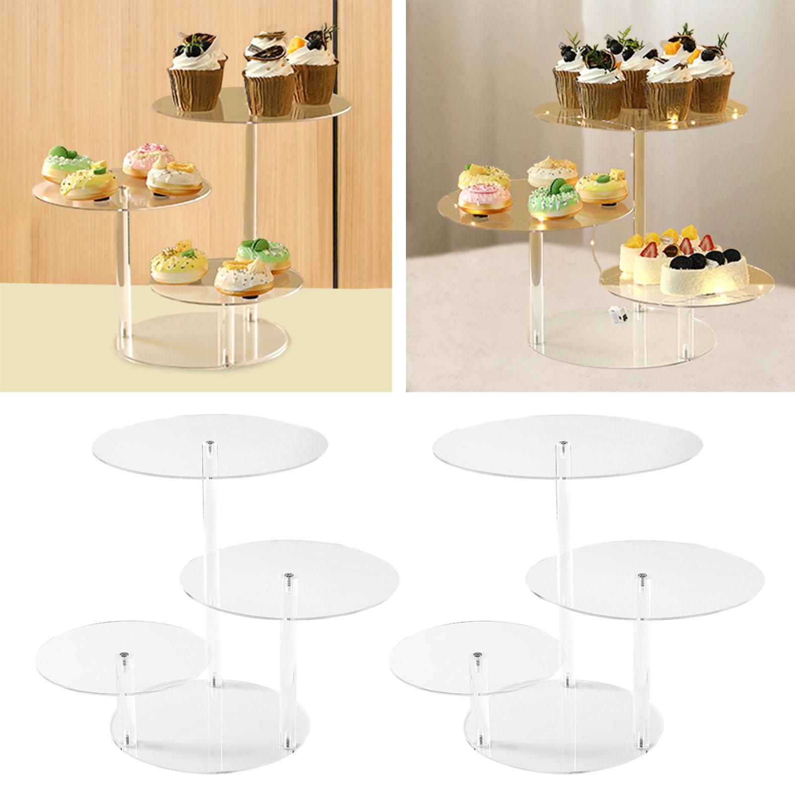 Трехуровневая акриловая подста – обзор и цена Cupcake Stand Tier