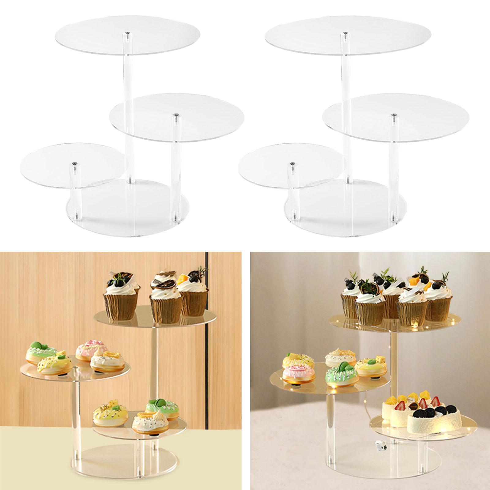 Трехуровневая акриловая подста – обзор и цена Cupcake Stand Tier
